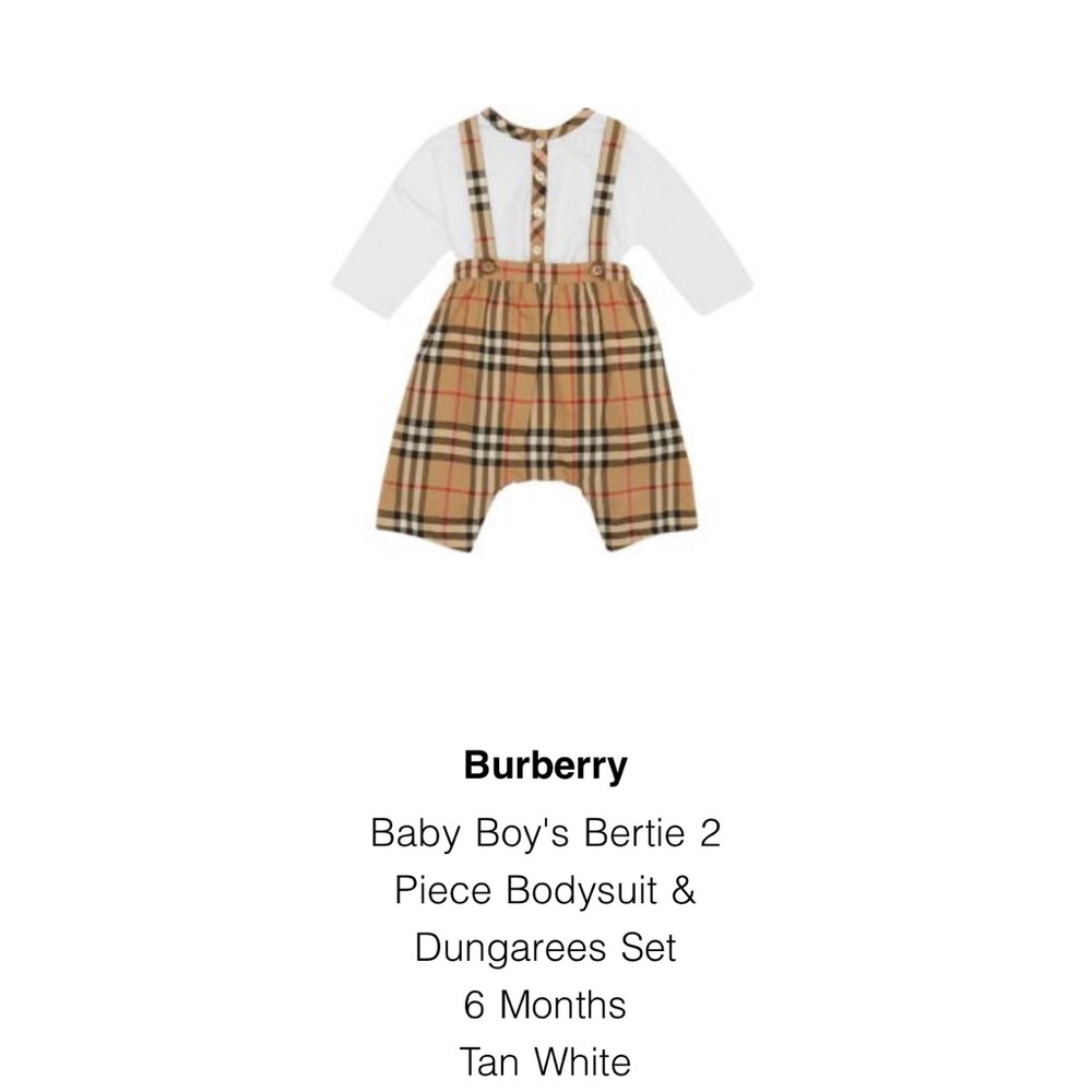 Authentic Burberry kids outfit!! Brand new